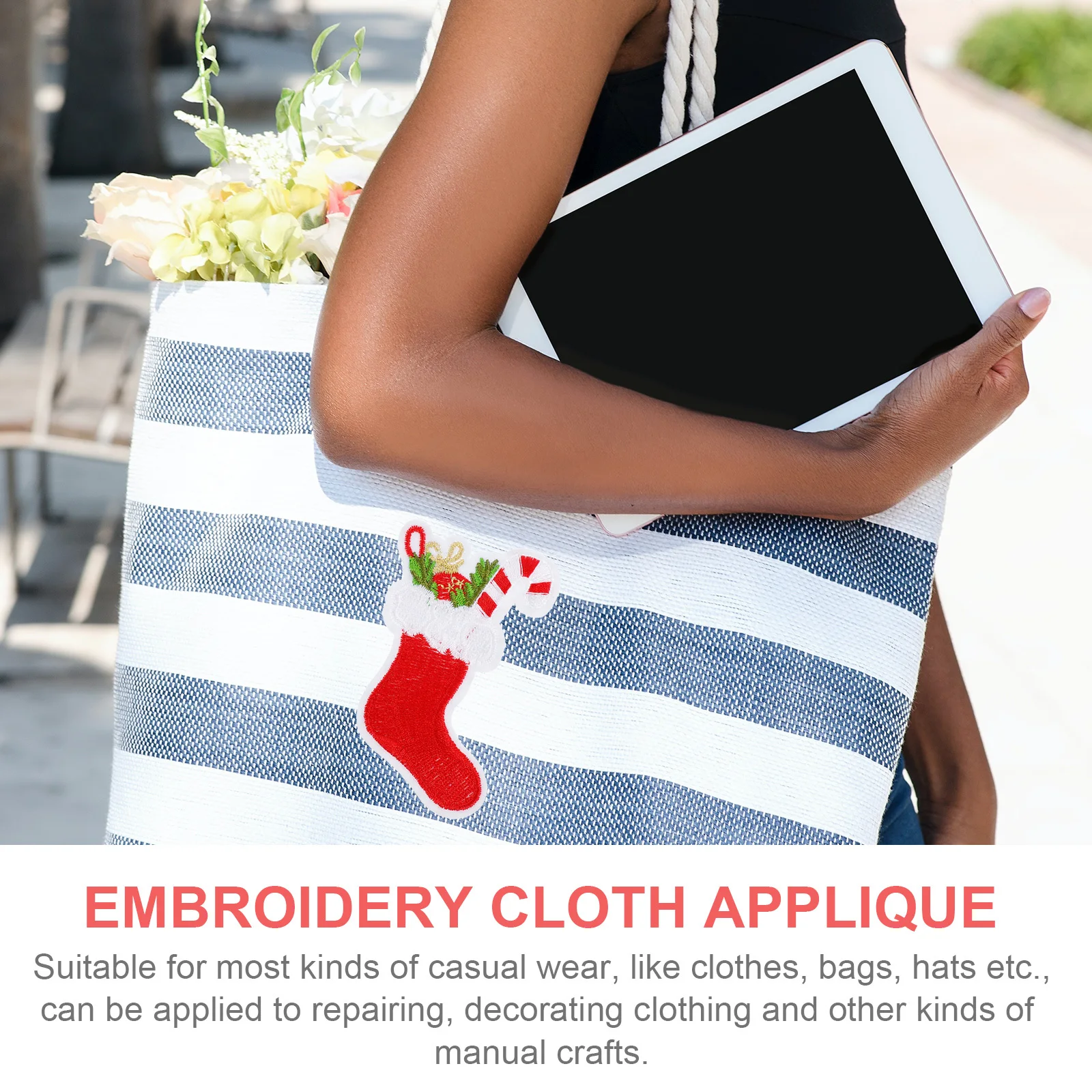 10Pcs Delicate Christmas Patches Heat Melt Glue for Clothing Bags and Crafts DIY Applique Repair Patch Embroidered Patch
10Pcs Delicate Christmas Patches Heat Melt Glue for Clothing Bags and Crafts DIY Applique Repair Patch Embroidered Patch