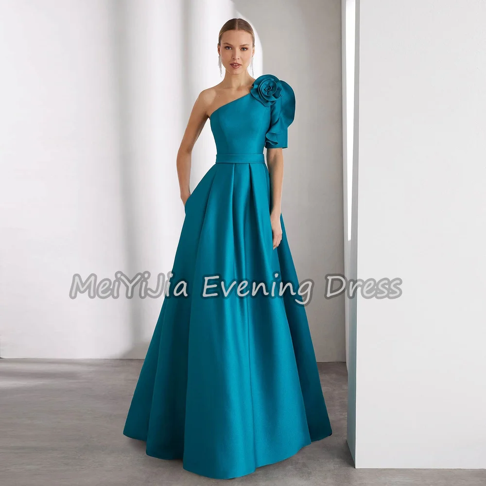 Meiyijia Satin A-line One-shoulder Neckline Draped Floor Length Simple Evening Party Dresses For Women 2025 With Sleeveless
Meiyijia Satin A-line One-shoulder Neckline Draped Floor Length Simple Evening Party Dresses For Women 2025 With Sleeveless
