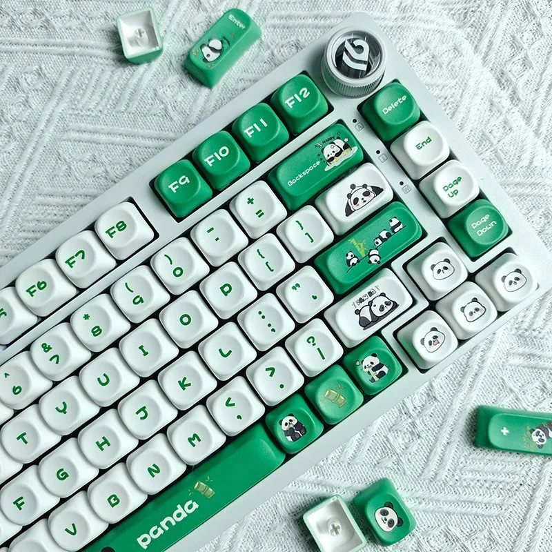 Personalized original national treasure panda keycap high value MOA highly sublimated round pbt emerald bamboo green cute keycap
Personalized original national treasure panda keycap high value MOA highly sublimated round pbt emerald bamboo green cute keycap