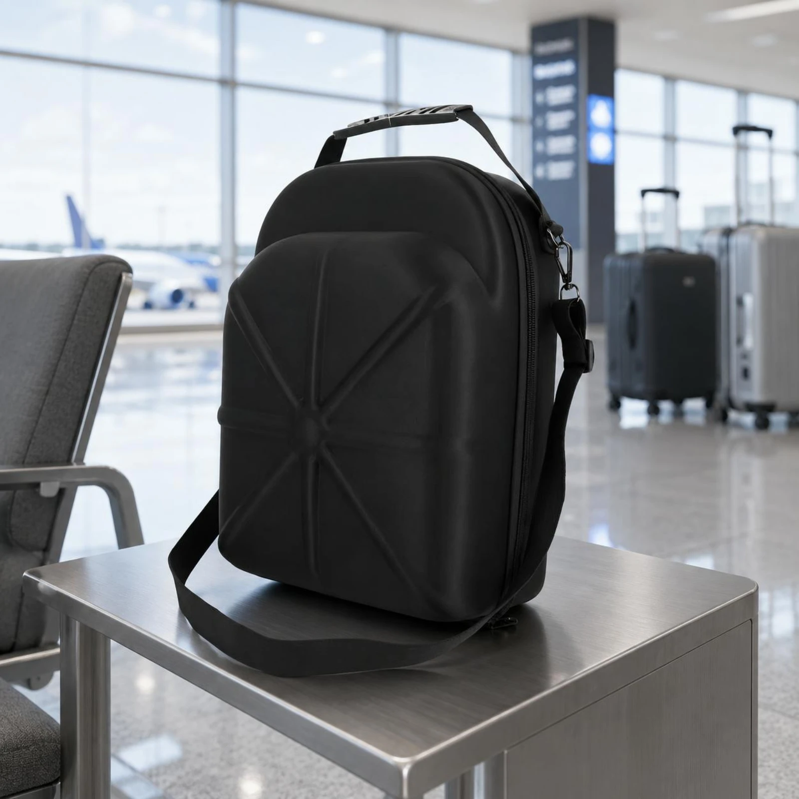 Baseball Cap Case EVA Cap Storage Bag Travel Hat Case Top Handle Travel Hat Carrier Shoulder Strap
Baseball Cap Case EVA Cap Storage Bag Travel Hat Case Top Handle Travel Hat Carrier Shoulder Strap