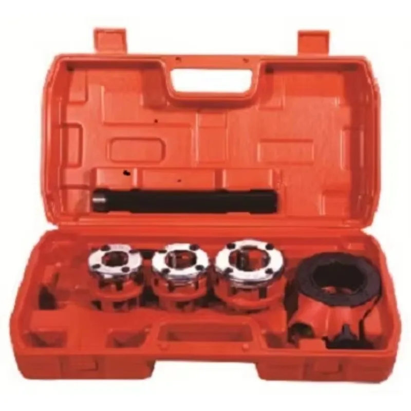 Manual Industrial Grade Pipe Threading Tool with 3 Dies Hand Tools for 1 1/4"-2" Tubes OEM & ODM Customized Support
Manual Industrial Grade Pipe Threading Tool with 3 Dies Hand Tools for 1 1/4"-2" Tubes OEM & ODM Customized Support