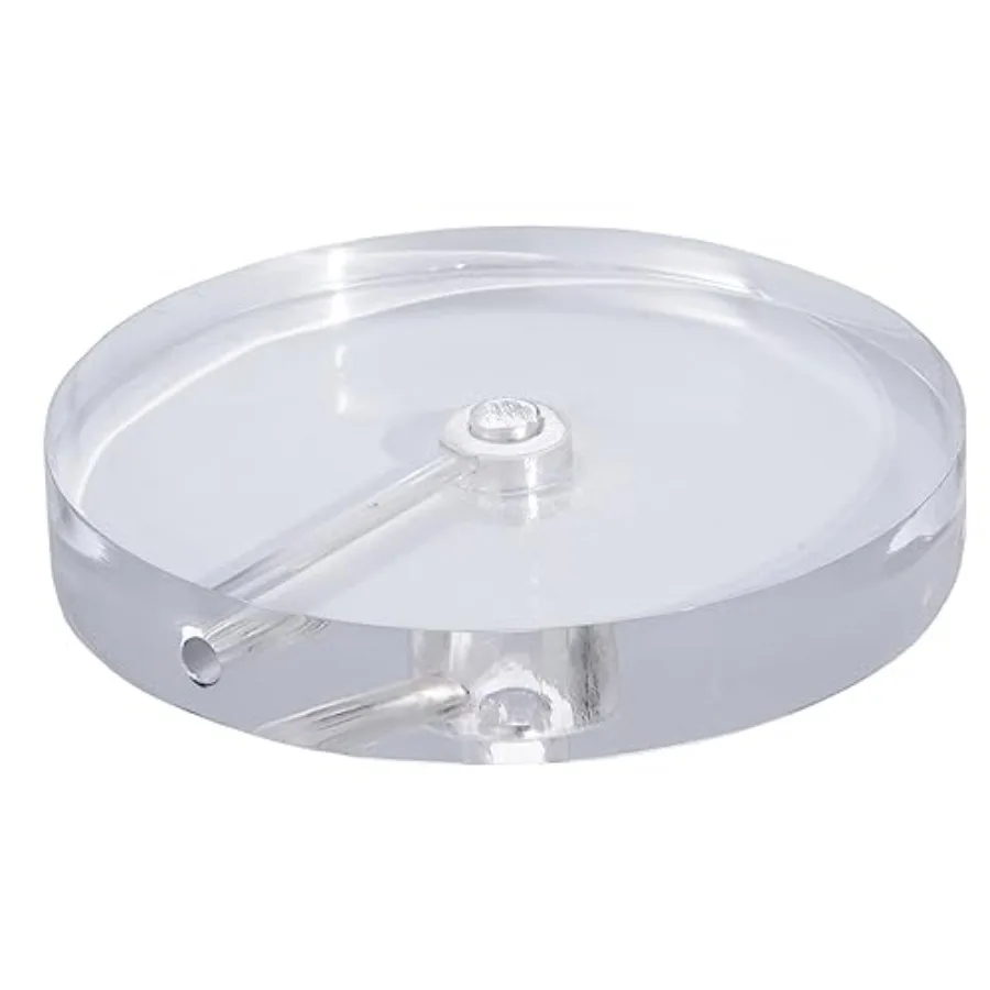 ® 6 Inch Diameter Round Clear Acrylic Lamp Base with Wire Way
® 6 Inch Diameter Round Clear Acrylic Lamp Base with Wire Way