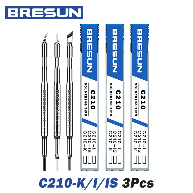 Универсальное жало для паяльника BRESUN C210-K/I/IS: устойчивое к окислению, с эффективной теплопроводностью и быстрым восстановлением температуры
Универсальное жало для паяльника BRESUN C210-K/I/IS: устойчивое к окислению, с эффективной теплопроводностью и быстрым восстановлением температуры