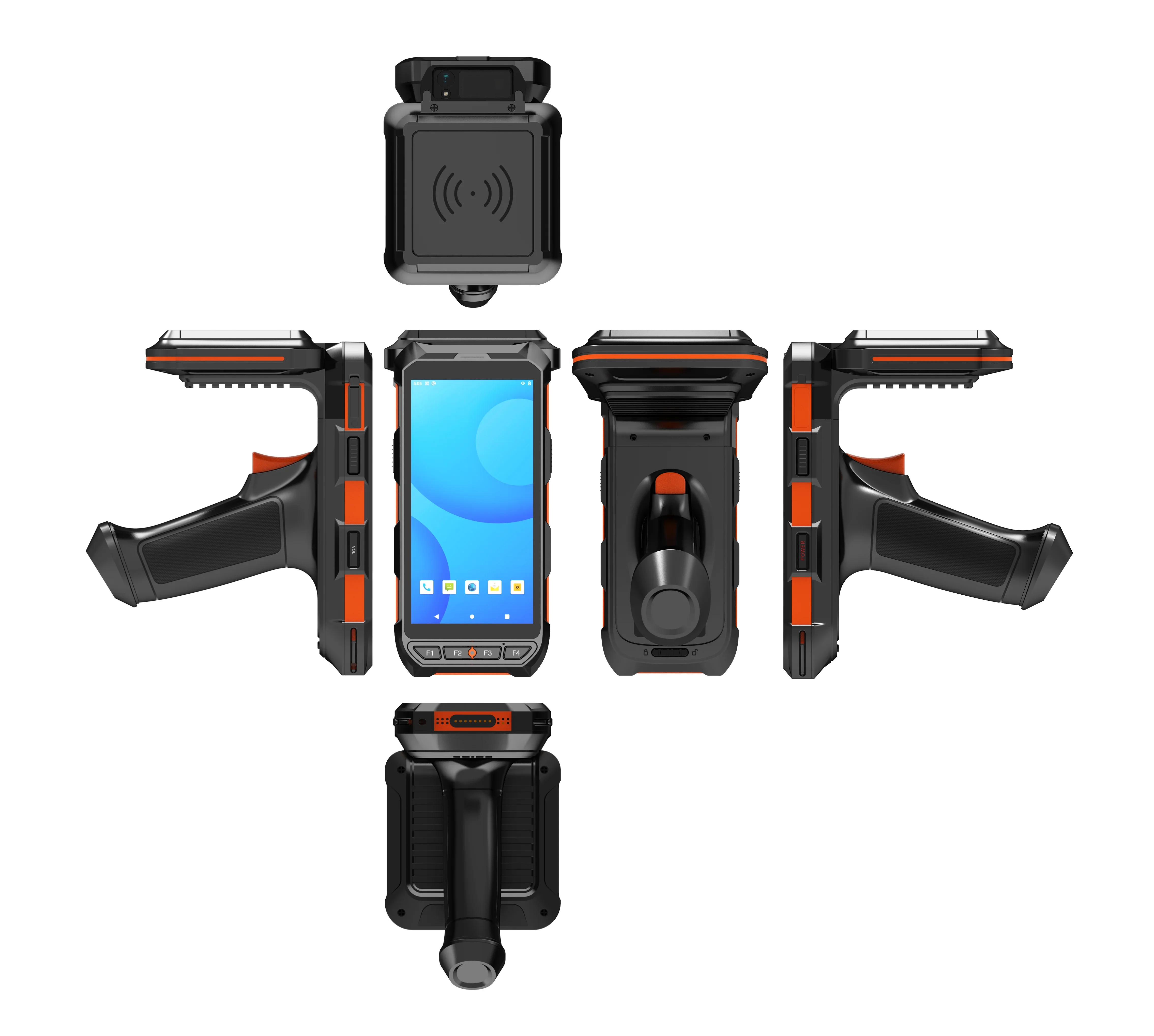 Android PDA with Scanner Handheld Logistics Data Acquisition Terminal Barcode Scanner Removable Battery 13.56mhz Android 10.0
Android PDA with Scanner Handheld Logistics Data Acquisition Terminal Barcode Scanner Removable Battery 13.56mhz Android 10.0