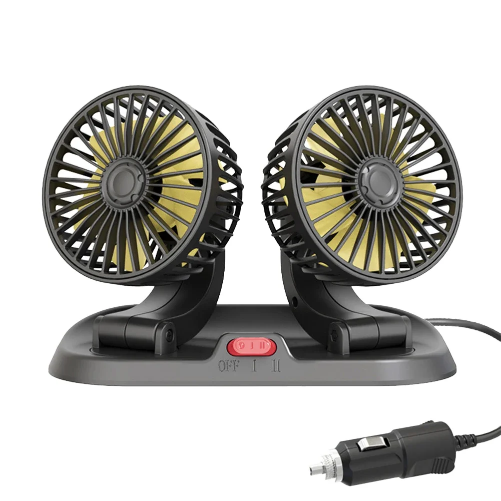5/12/24V Air Circulator Fan Dual Head Mini Electric Car Fan 360 Rotatable 2 Speed USB for Car Truck SUV RV Cranes
5/12/24V Air Circulator Fan Dual Head Mini Electric Car Fan 360 Rotatable 2 Speed USB for Car Truck SUV RV Cranes