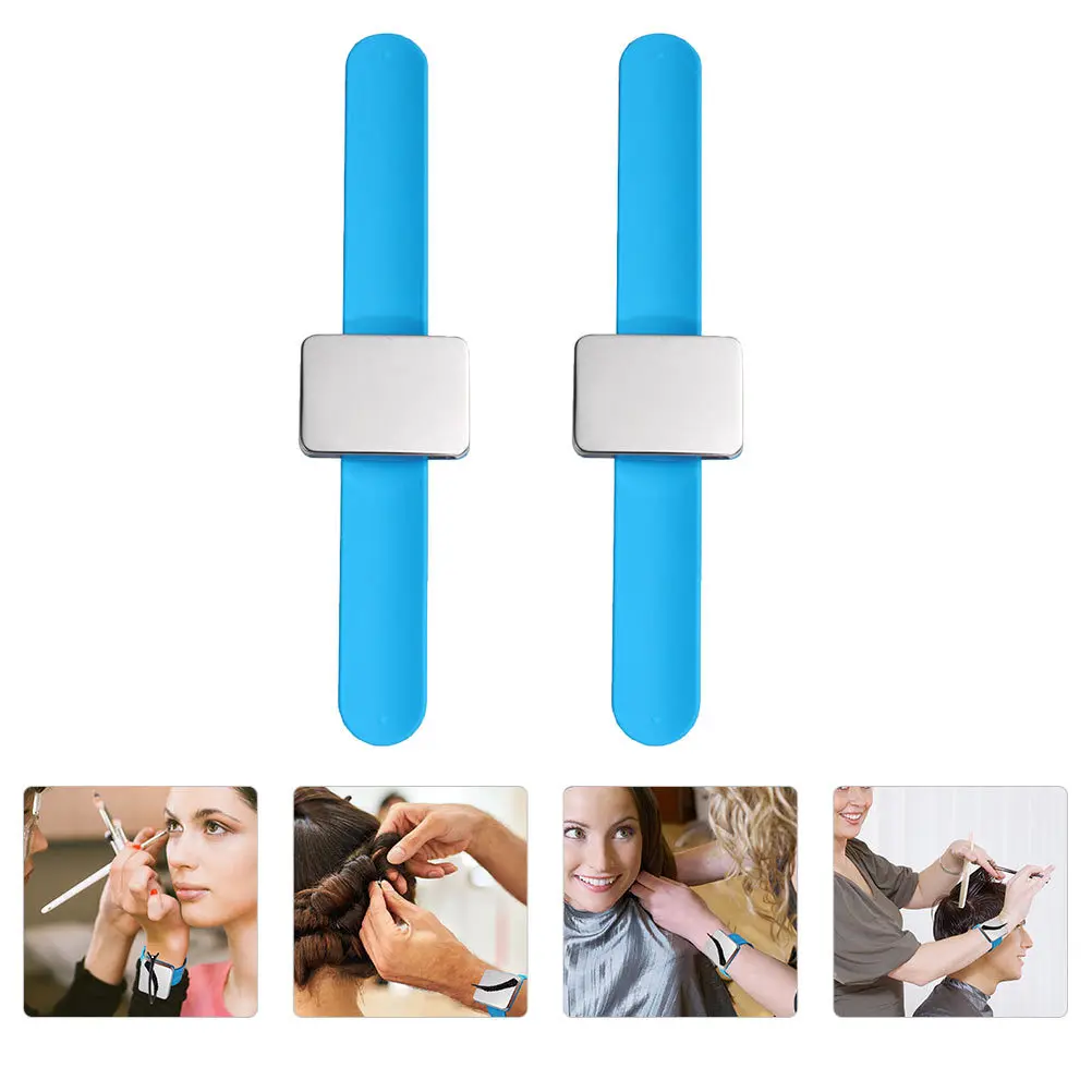 2pcs Magnetic Bracelet Slap Wrist Pincushion For Hairdressers Silicone Pin Holder Needle Organizer Tool Hair Salon Supplies
2pcs Magnetic Bracelet Slap Wrist Pincushion For Hairdressers Silicone Pin Holder Needle Organizer Tool Hair Salon Supplies