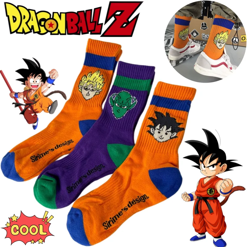 Носки Dragon Ball Son Goku: креативные, высококачественные, с аниме-принтом, утолщенные, хлопковые, устойчивые к запаху, влагопоглощающие, спортивные.
Носки Dragon Ball Son Goku: креативные, высококачественные, с аниме-принтом, утолщенные, хлопковые, устойчивые к запаху, влагопоглощающие, спортивные.