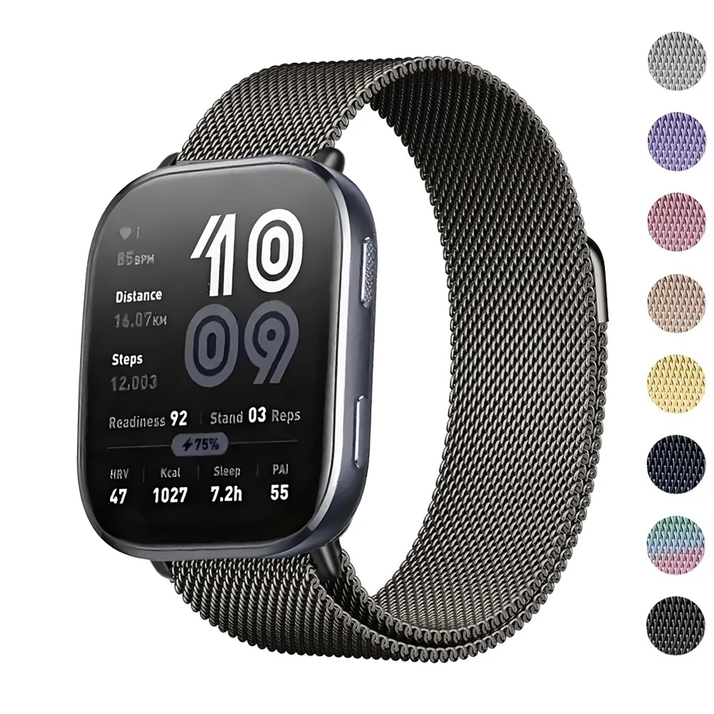 Loop Band for Amazfit Bip 6 5 Smart Watch Strap Magnetic Stainless Steel Metal Wrist Bracelet for Amazfit Bip 6 Accessories
Loop Band for Amazfit Bip 6 5 Smart Watch Strap Magnetic Stainless Steel Metal Wrist Bracelet for Amazfit Bip 6 Accessories