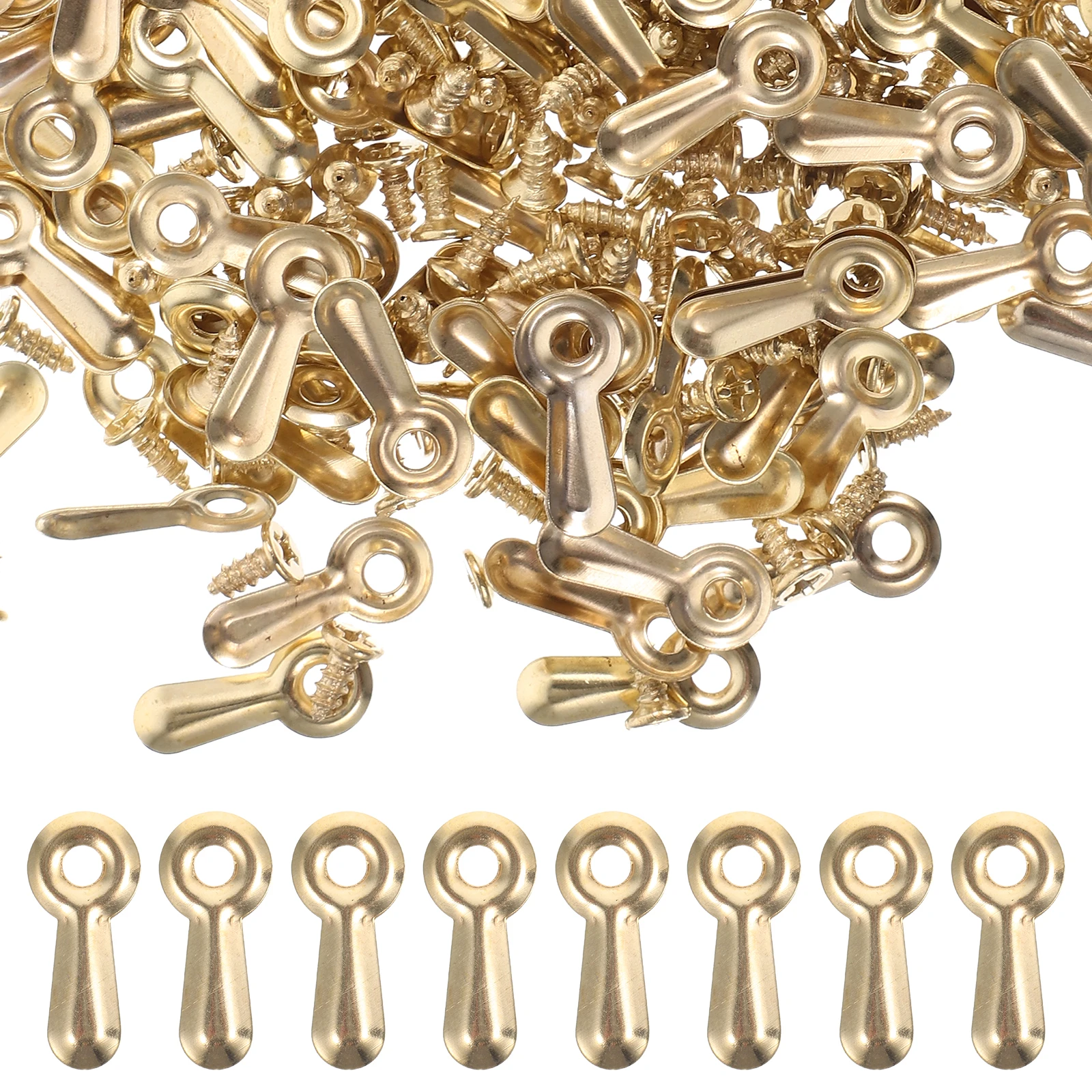 160pcs Golden Tablets Picture Fasteners Sturdy Metal Rotary Buckle Backing Clips Photo Frame Supplies Hardware
160pcs Golden Tablets Picture Fasteners Sturdy Metal Rotary Buckle Backing Clips Photo Frame Supplies Hardware