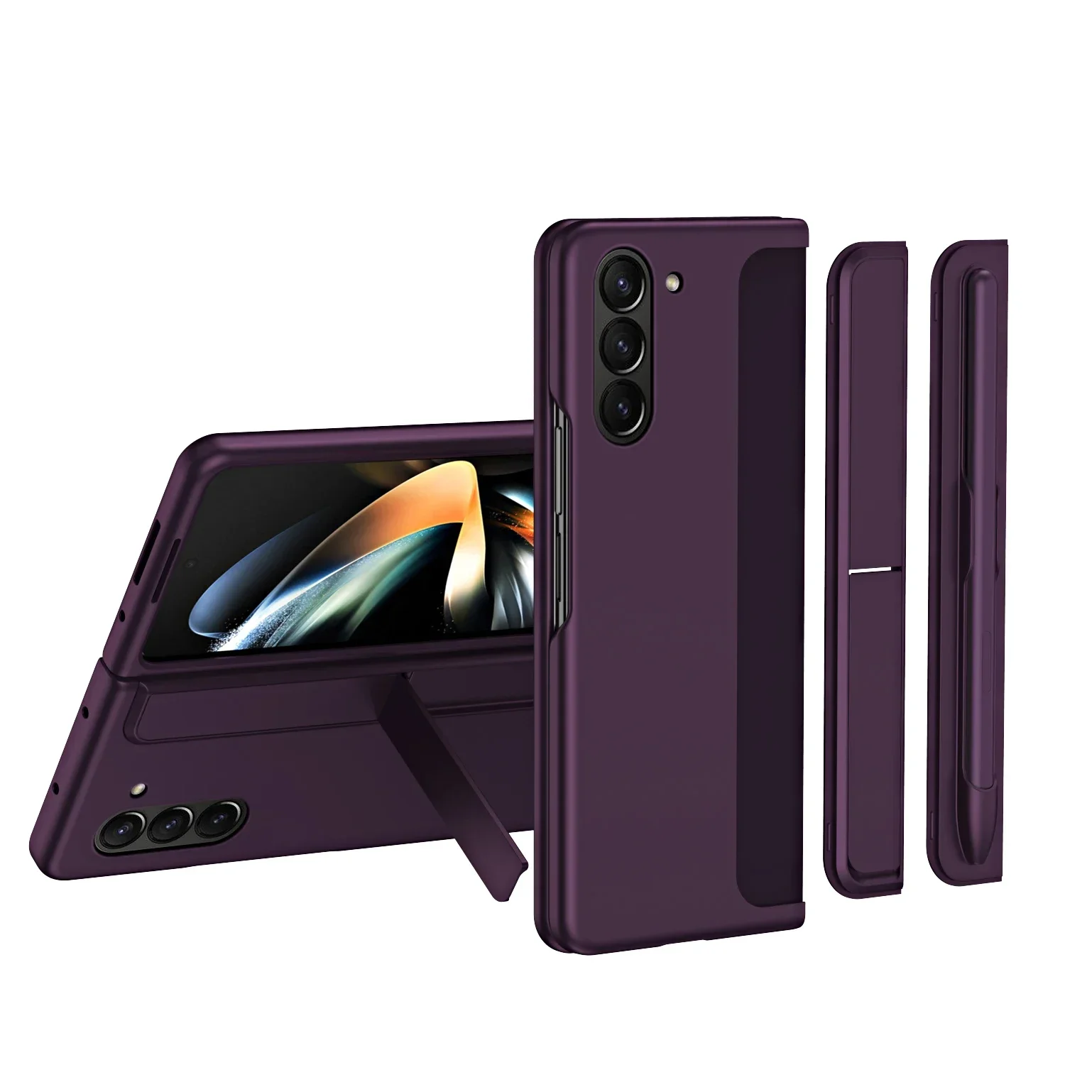 For Samsung Galaxy Z Fold 6 5 4 3 Case Matte Skin Friendly With Removable Pen Slot Kickstand Shockproof Folding Protective Cover
For Samsung Galaxy Z Fold 6 5 4 3 Case Matte Skin Friendly With Removable Pen Slot Kickstand Shockproof Folding Protective Cover