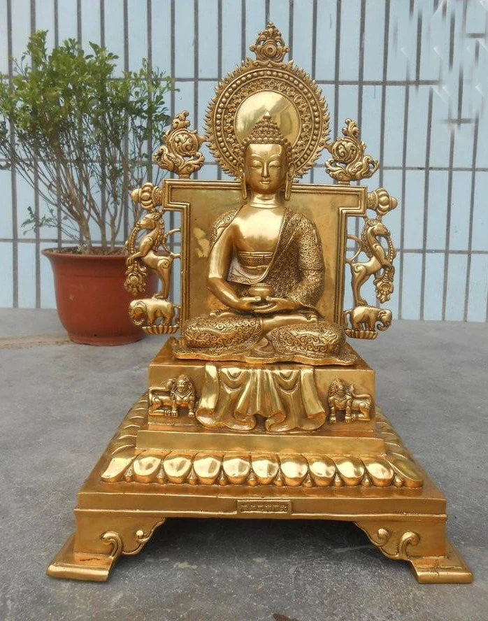 56CM LARGE Huge home Temple hall efficacious Protection Bless Safe Nepal Buddhism Tantra Amitabha Amitayus Buddha brass statue
56CM LARGE Huge home Temple hall efficacious Protection Bless Safe Nepal Buddhism Tantra Amitabha Amitayus Buddha brass statue