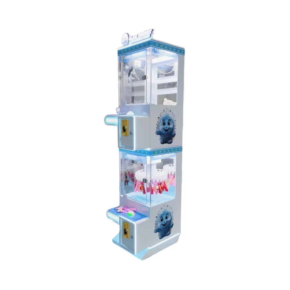 Custom Mini Metal Coin-Operated Crane Machine Fun Claw Game with Small Prizes Mini Doll Entertainment Device
Custom Mini Metal Coin-Operated Crane Machine Fun Claw Game with Small Prizes Mini Doll Entertainment Device