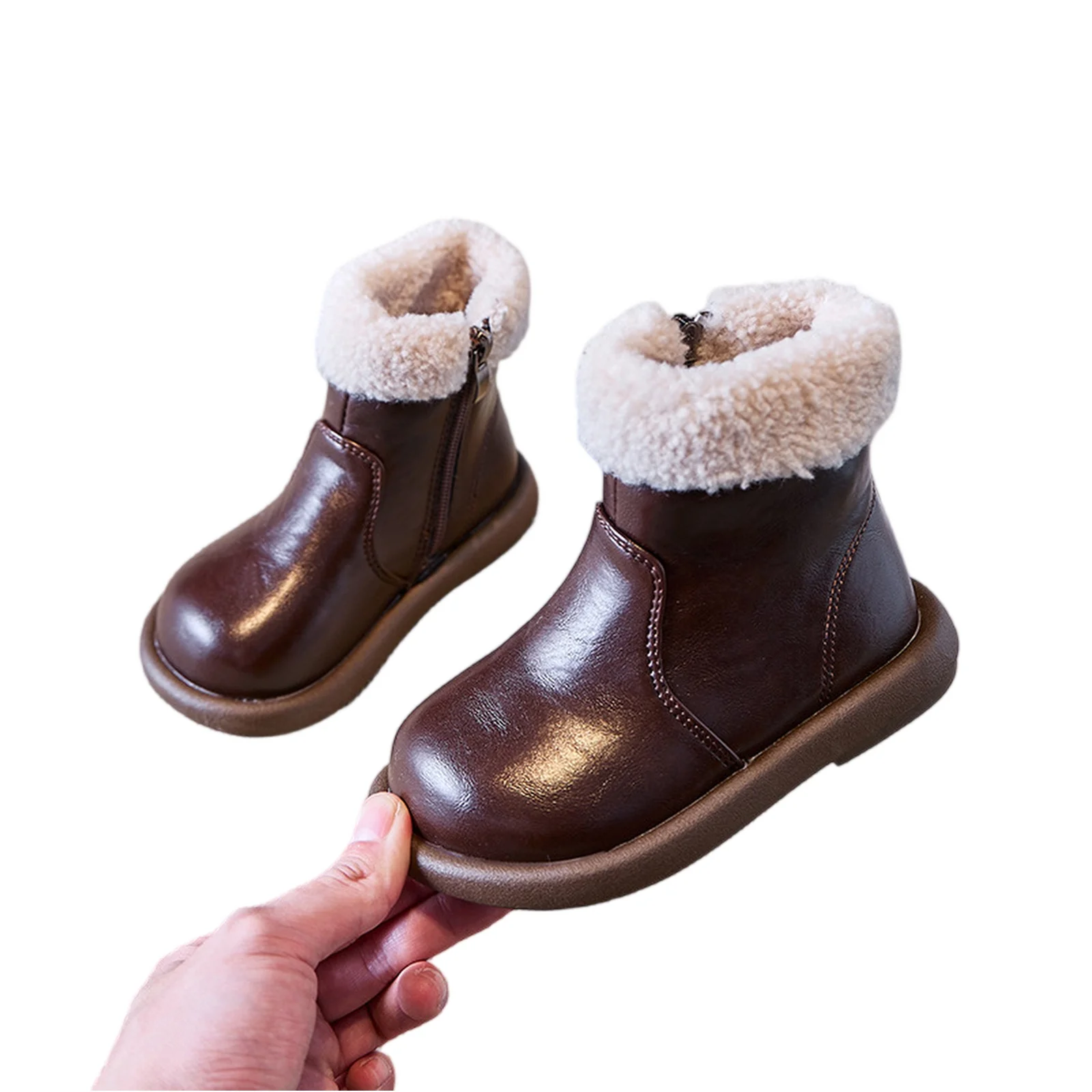 Girls' Snow Boots, Winter New Style Children's Cotton Shoes, Fleece Short Boots, Thickened Boots, Girls' Shoes, Winter Shoes
Girls' Snow Boots, Winter New Style Children's Cotton Shoes, Fleece Short Boots, Thickened Boots, Girls' Shoes, Winter Shoes