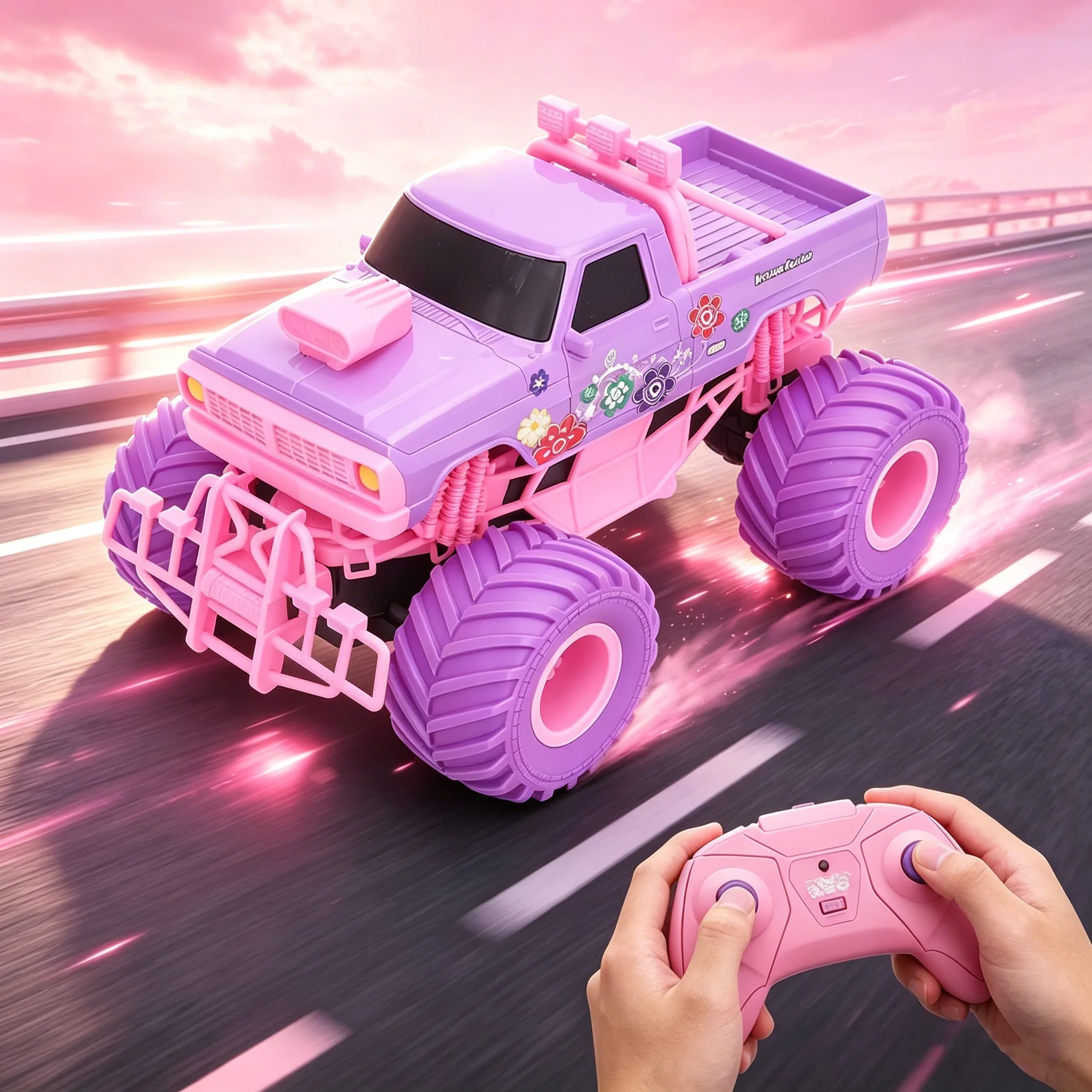 Pink RC Car Pickup Truck Electric Climbing Drop-resistant Stunt Remote Control Toy For Children Party Gift Christmas Ornament
Pink RC Car Pickup Truck Electric Climbing Drop-resistant Stunt Remote Control Toy For Children Party Gift Christmas Ornament