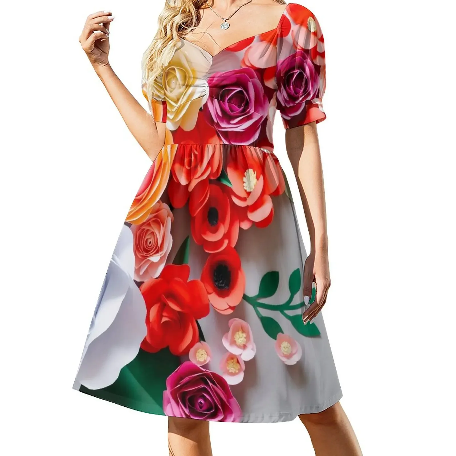 Paper flowers Short-Sleeved Dress luxury dresses party dresses women dresses for womens 2025 evening dress ladies
Paper flowers Short-Sleeved Dress luxury dresses party dresses women dresses for womens 2025 evening dress ladies