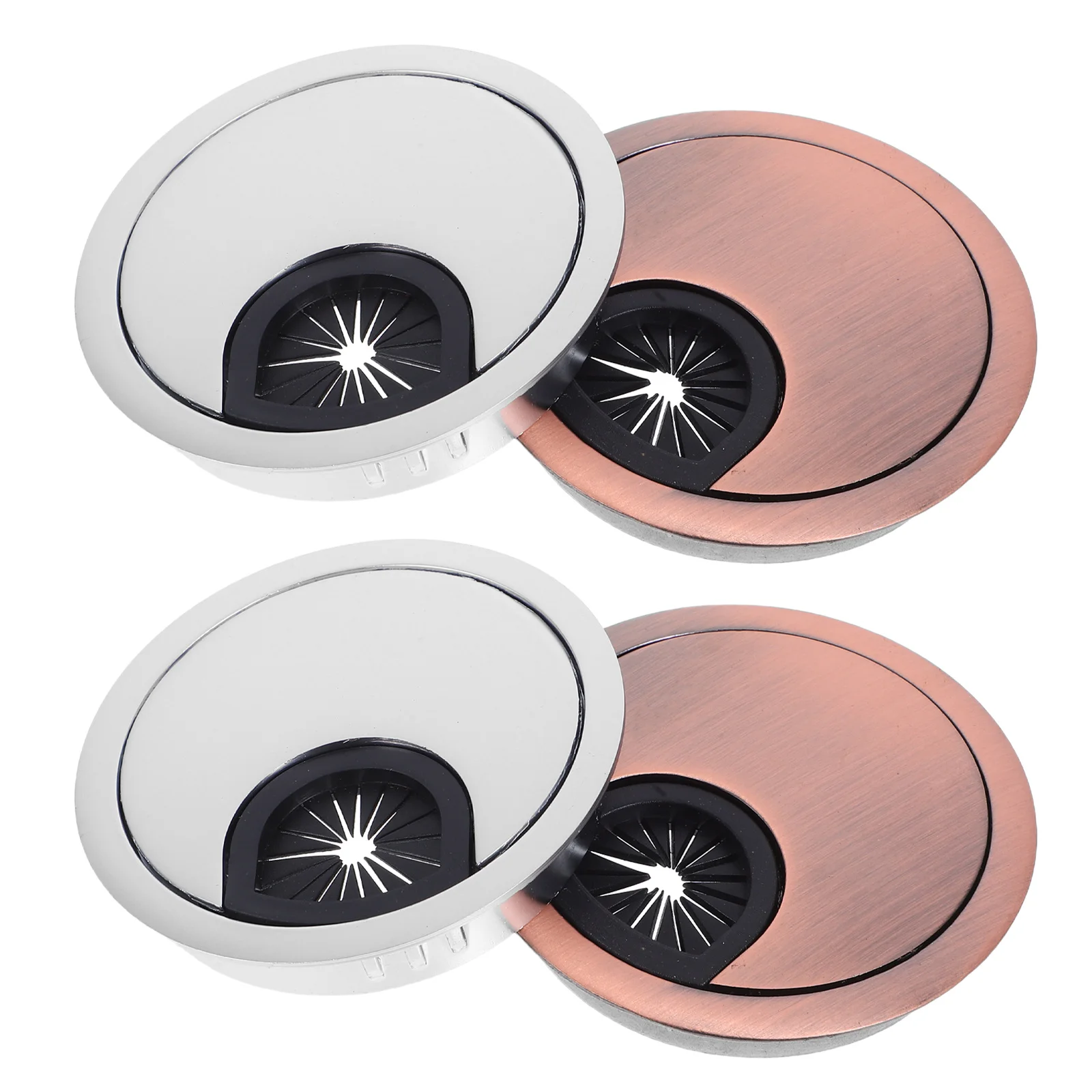 4pcs Desktop Cable Grommet 60Mm Metal Desk Hole Cover For Wire Management Zinc Alloy Cable Routing Covers Desk Cord Organizer
4pcs Desktop Cable Grommet 60Mm Metal Desk Hole Cover For Wire Management Zinc Alloy Cable Routing Covers Desk Cord Organizer