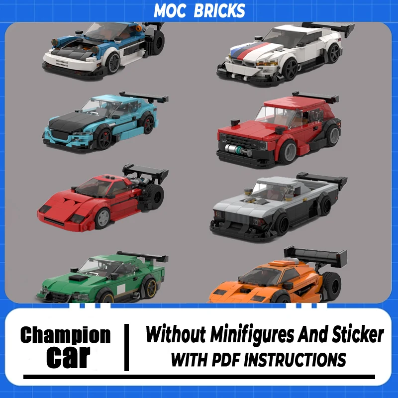 Чемпион Скоростные автомобили Moc Строительные блоки Классическая модель Технология Кирпич DIY Сборка Строительная игрушка Праздничный набор Подарки
Чемпион Скоростные автомобили Moc Строительные блоки Классическая модель Технология Кирпич DIY Сборка Строительная игрушка Праздничный набор Подарки