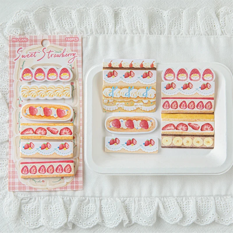 Cute 180pcs Dingding Cake Shop Series Kawaii Cake Appearance Message Sticker Index Creative Student Stationery Scrapbook Sticker
Cute 180pcs Dingding Cake Shop Series Kawaii Cake Appearance Message Sticker Index Creative Student Stationery Scrapbook Sticker