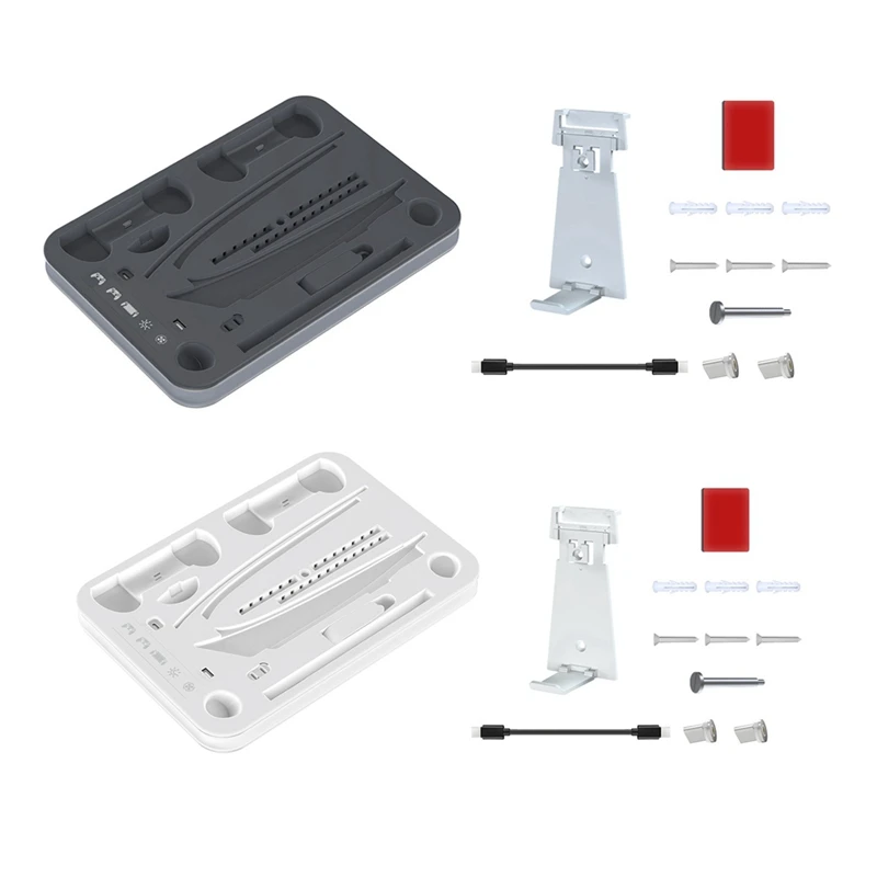 AU61-Док-станция для зарядки контроллера с RGB-подсветкой, вентилятор, охлаждающая база, подставка для зарядки для PS5 Pro/Slim/для консоли PS5 полной серии
AU61-Док-станция для зарядки контроллера с RGB-подсветкой, вентилятор, охлаждающая база, подставка для зарядки для PS5 Pro/Slim/для консоли PS5 полной серии