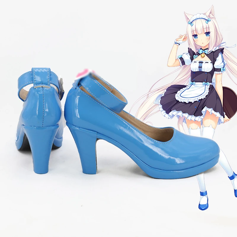 Customize!Cos Vanilla Cosplay NEKOPARA Costume Shoes Blue Shiny leather high heels Customize Maid Women Shoes
Customize!Cos Vanilla Cosplay NEKOPARA Costume Shoes Blue Shiny leather high heels Customize Maid Women Shoes