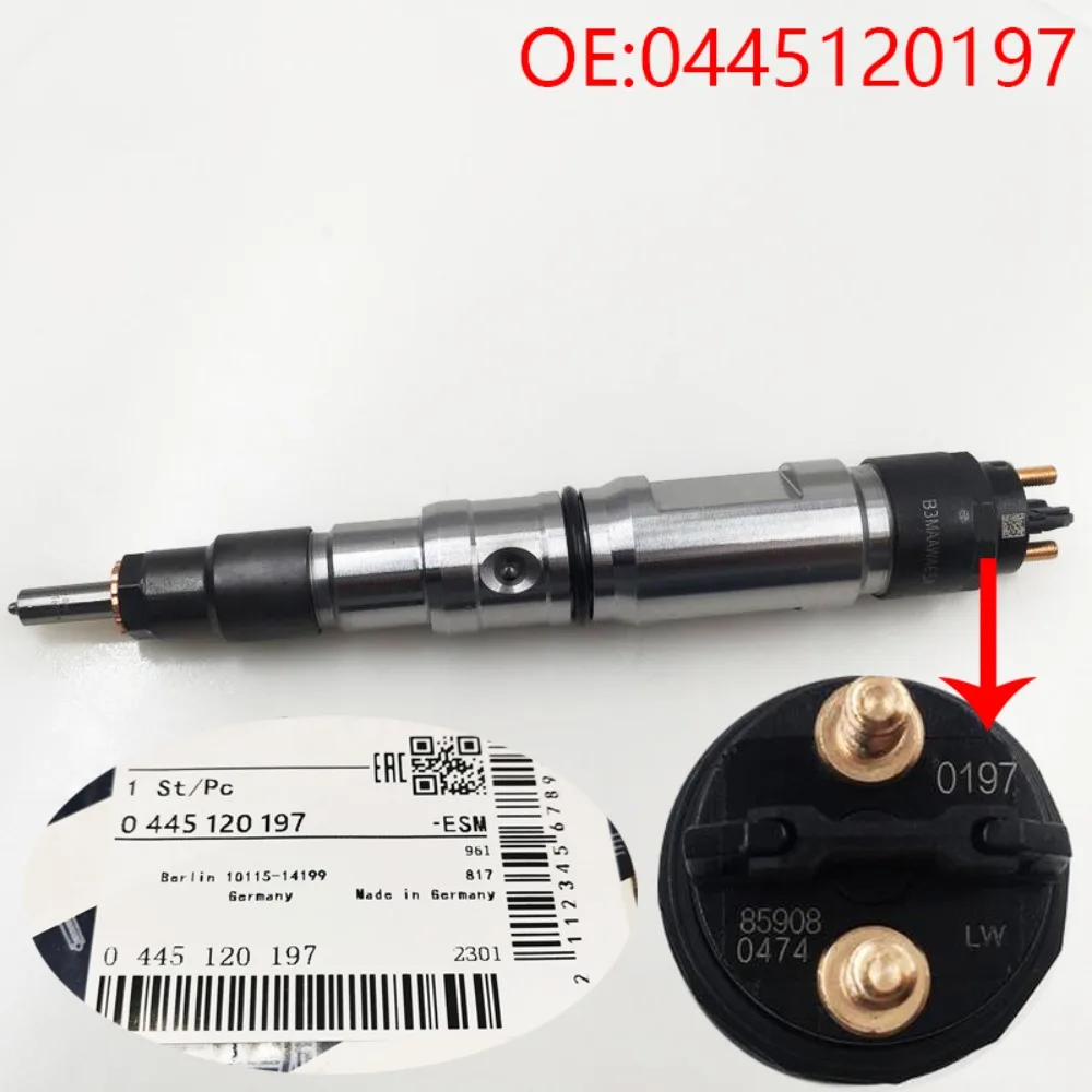 0445120197 is suitable for the common rail injector assembly of the German MAN diesel engine 0445 120 197
0445120197 is suitable for the common rail injector assembly of the German MAN diesel engine 0445 120 197