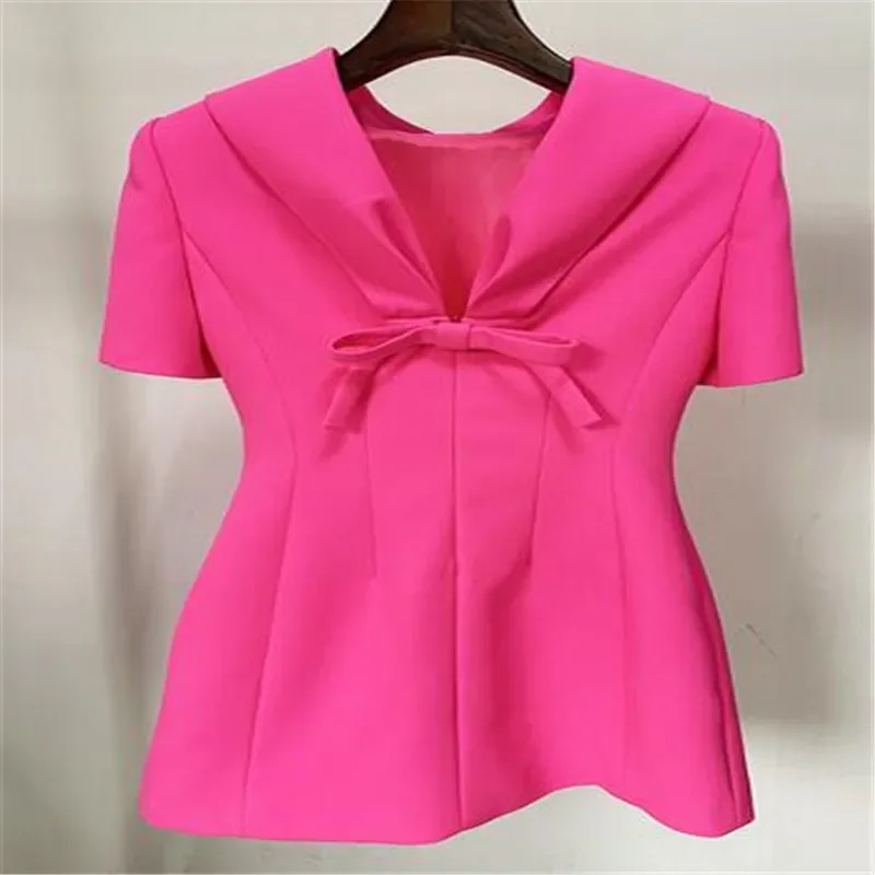 Florrie Short Sleeve Bow Mini Dress Women Fashion Rose Red Sexy Backless V-shaped Bow Short Sleeve Elegant Celebrity Party Dress
Florrie Short Sleeve Bow Mini Dress Women Fashion Rose Red Sexy Backless V-shaped Bow Short Sleeve Elegant Celebrity Party Dress