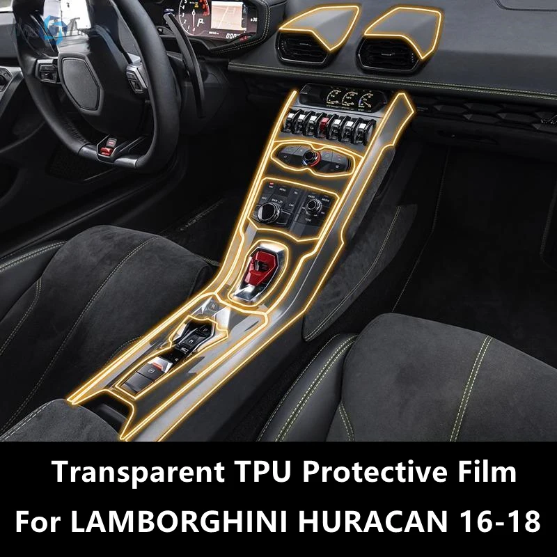 Для LAMBORGHINI HURACAN 16-18 Автомобильная внутренняя центральная консоль прозрачная фотопленка с защитой от царапин аксессуары для ремонта
Для LAMBORGHINI HURACAN 16-18 Автомобильная внутренняя центральная консоль прозрачная фотопленка с защитой от царапин аксессуары для ремонта