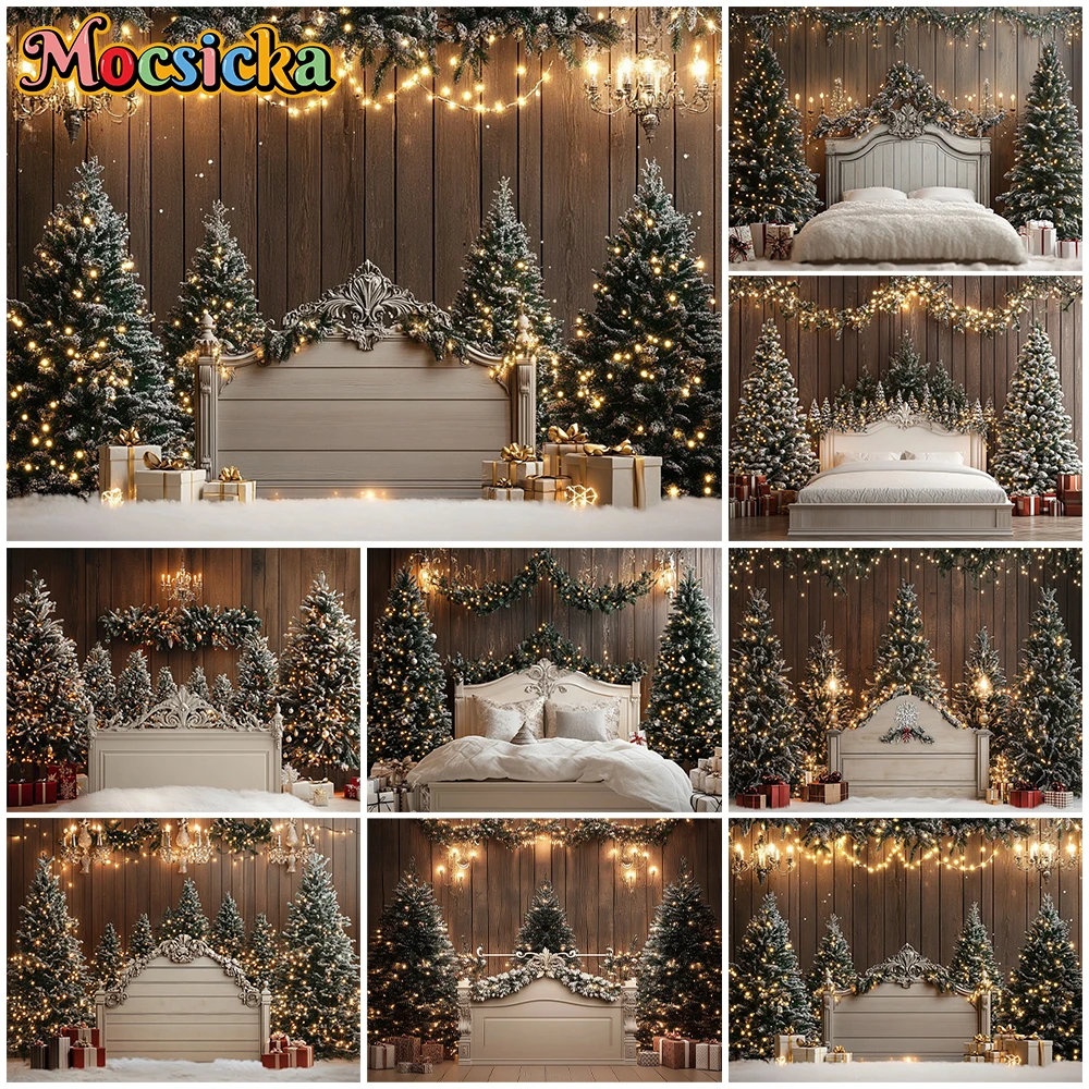 Mocsicka Christmas Tree Background For Photography Brown Wooden Wall Kids Baby Photo Backdrop Lamp Gifts Bed Decor Studio Banner
Mocsicka Christmas Tree Background For Photography Brown Wooden Wall Kids Baby Photo Backdrop Lamp Gifts Bed Decor Studio Banner