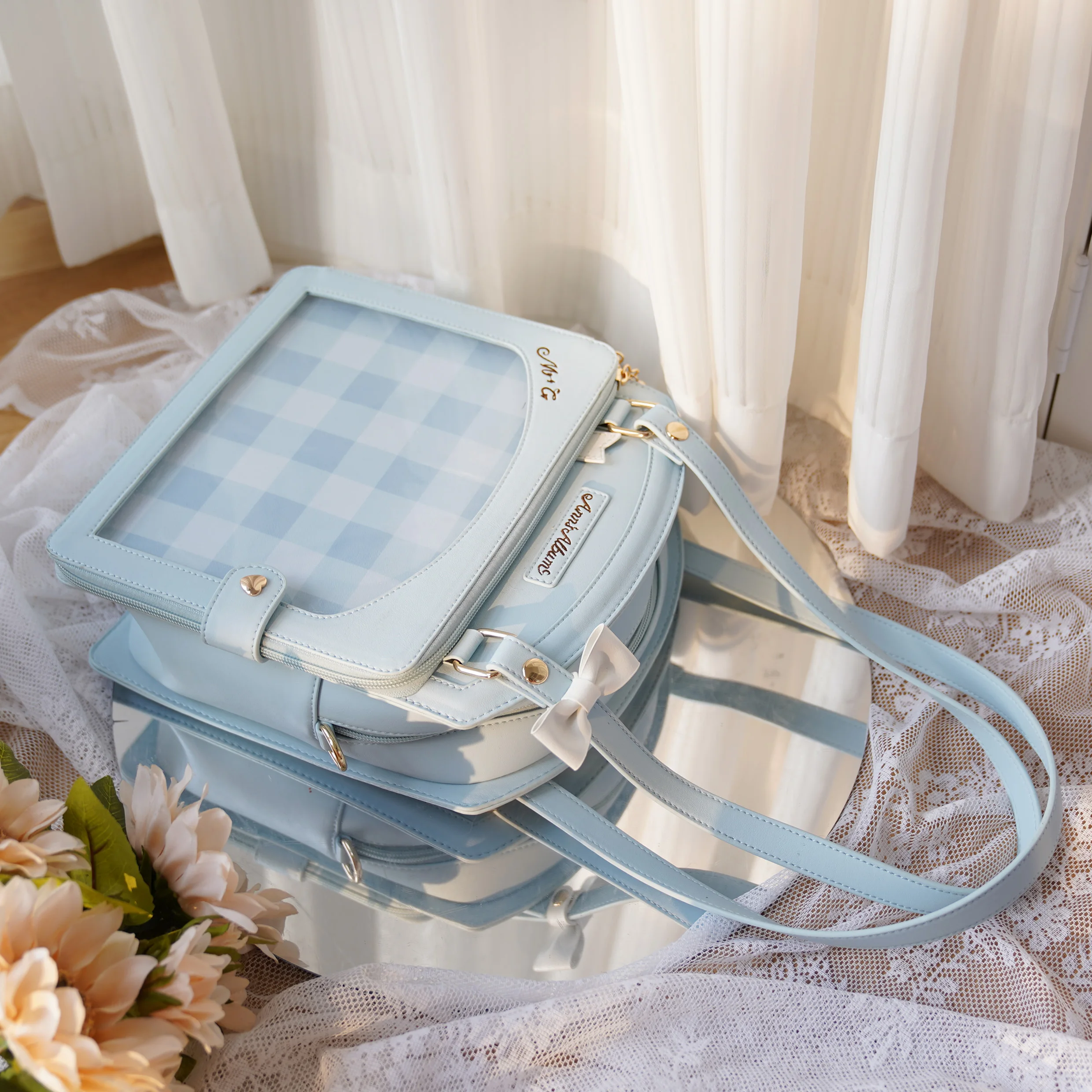 Japanese Original Small Food Bar Two-dimensional Oblique Span Shoulder Bag Plaid Girl Lolita Large-capacity Ltabag Handbag Woman
Japanese Original Small Food Bar Two-dimensional Oblique Span Shoulder Bag Plaid Girl Lolita Large-capacity Ltabag Handbag Woman