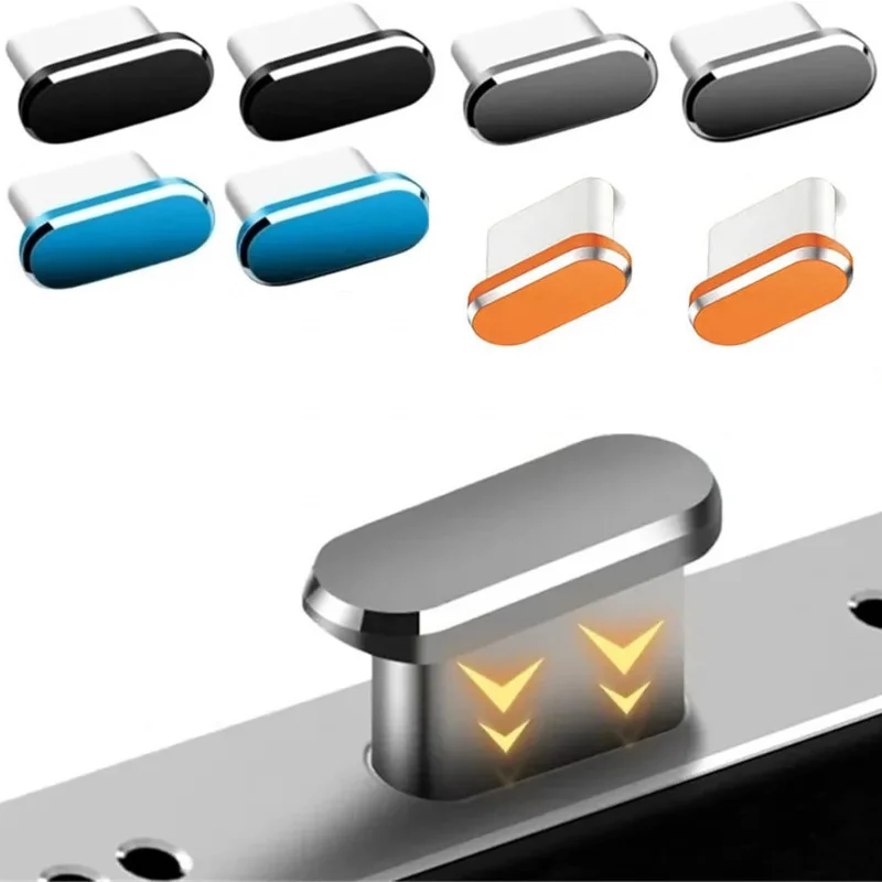 2pcs USB Type C Anti Dust Plugs, Charging Port Cover Plugs Protector Cap, Metal, for iPhone 17 16 15 16e for Samsung S25 S24
2pcs USB Type C Anti Dust Plugs, Charging Port Cover Plugs Protector Cap, Metal, for iPhone 17 16 15 16e for Samsung S25 S24