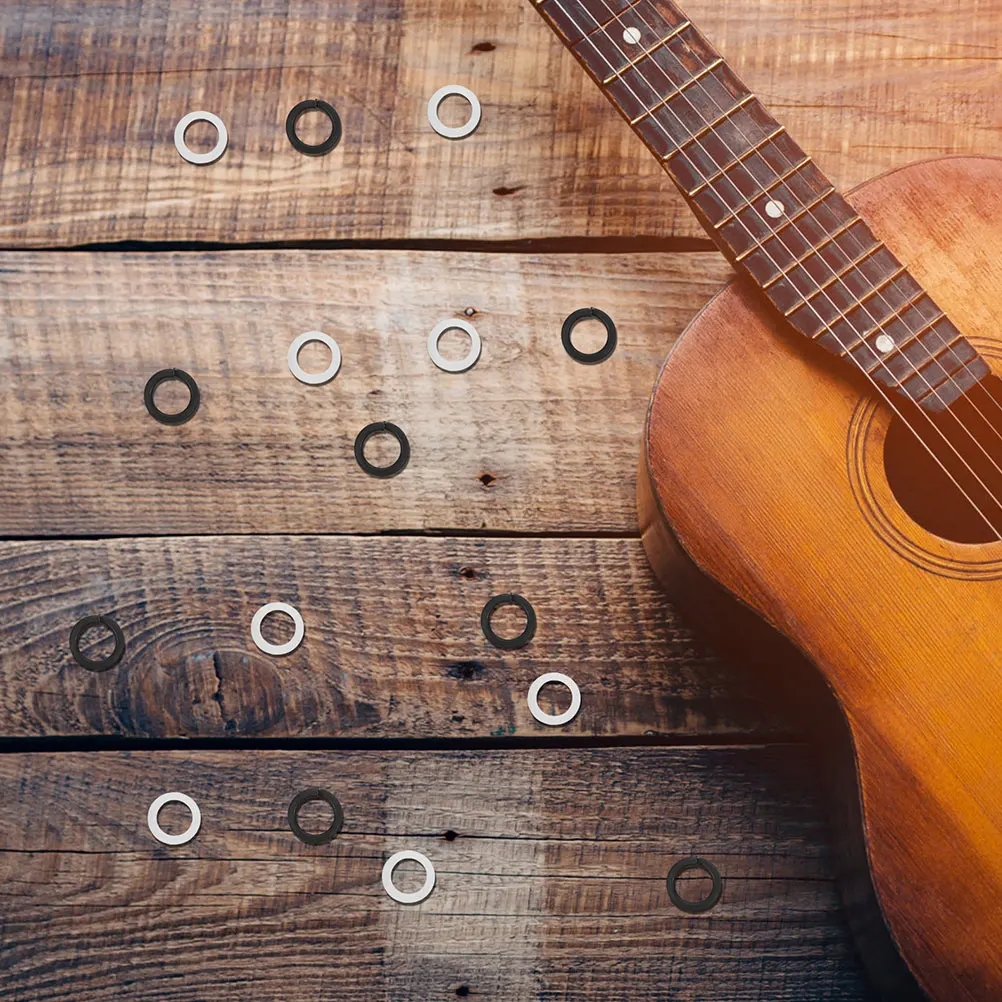 20Pcs Guitar Tuning Peg Washer Plastic Tuner Spacer for Improved Tuning Stability Professional Guitar Accessory Use
20Pcs Guitar Tuning Peg Washer Plastic Tuner Spacer for Improved Tuning Stability Professional Guitar Accessory Use