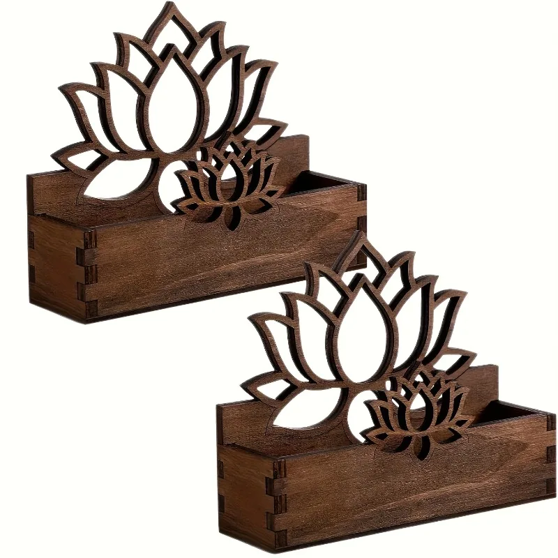 Fashionable wooden business card holder in lotus style trendy desktop business card organizer and decoration ideal for home
Fashionable wooden business card holder in lotus style trendy desktop business card organizer and decoration ideal for home