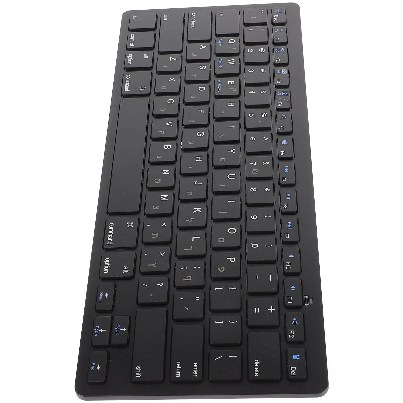 Hebrew Keyboard Ultrathin For Laptop Black X5 Silent Full Size Computer Accessory Compact Keyboard Low Noise Portable
Hebrew Keyboard Ultrathin For Laptop Black X5 Silent Full Size Computer Accessory Compact Keyboard Low Noise Portable