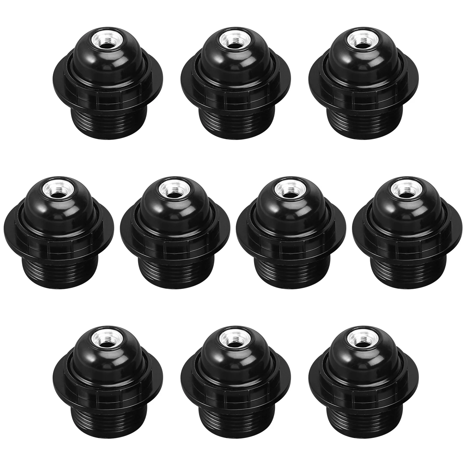 10Pcs Round E26 Lamp Socket Bulb Holder Screw Terminal Lamp Bases for LED Bulbs Compatible Light Fixture Replacement Socket
10Pcs Round E26 Lamp Socket Bulb Holder Screw Terminal Lamp Bases for LED Bulbs Compatible Light Fixture Replacement Socket