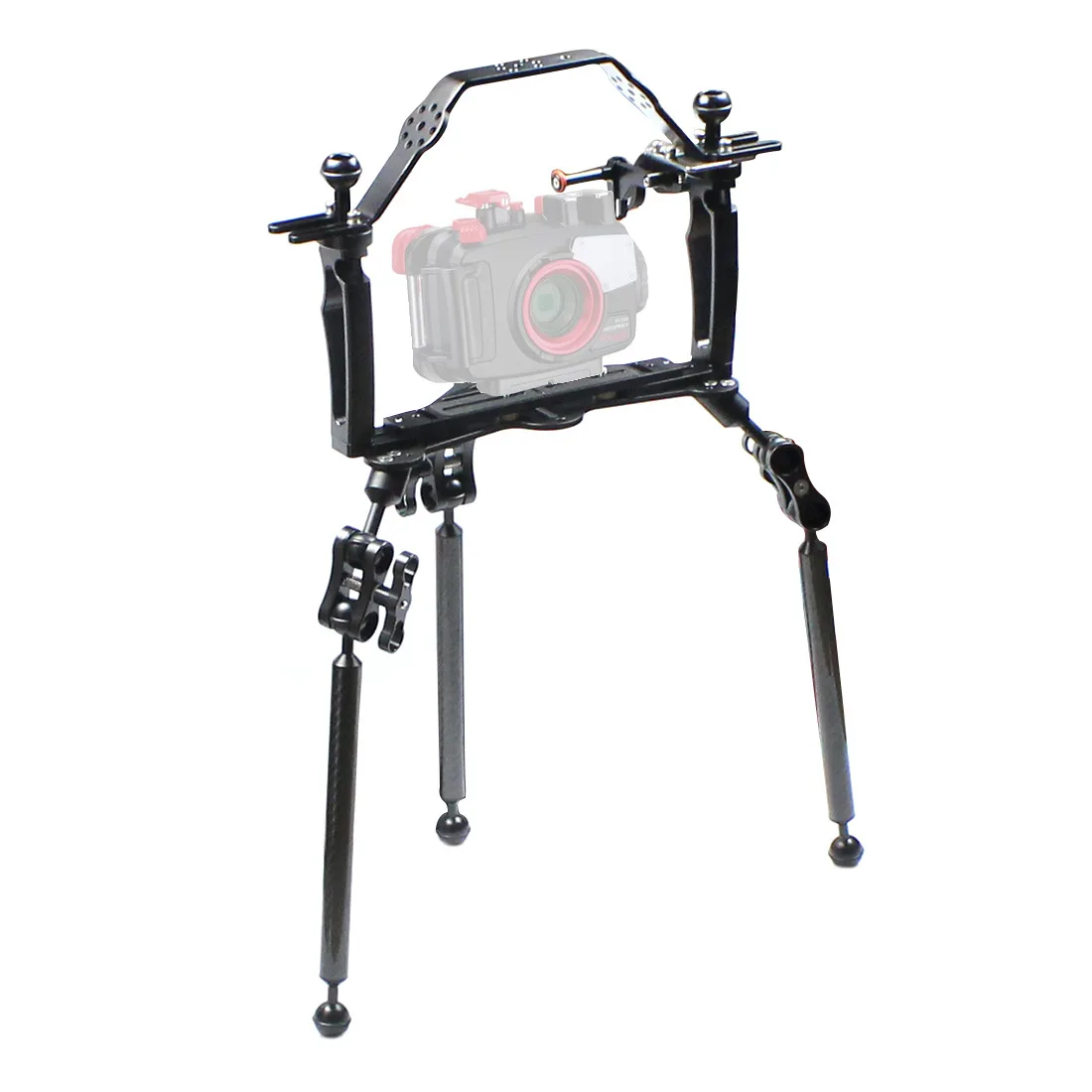 BQSZJ-4-B aluminum alloy two handed photography diving bracket bracket diving photography platform set
BQSZJ-4-B aluminum alloy two handed photography diving bracket bracket diving photography platform set