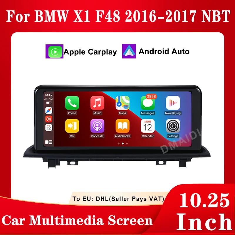 For BMW X1 F48 2016-2017 NBT System 10.25 Inch Auto Head Unit Car GPS Navigation Wireless Apple CarPlay
For BMW X1 F48 2016-2017 NBT System 10.25 Inch Auto Head Unit Car GPS Navigation Wireless Apple CarPlay