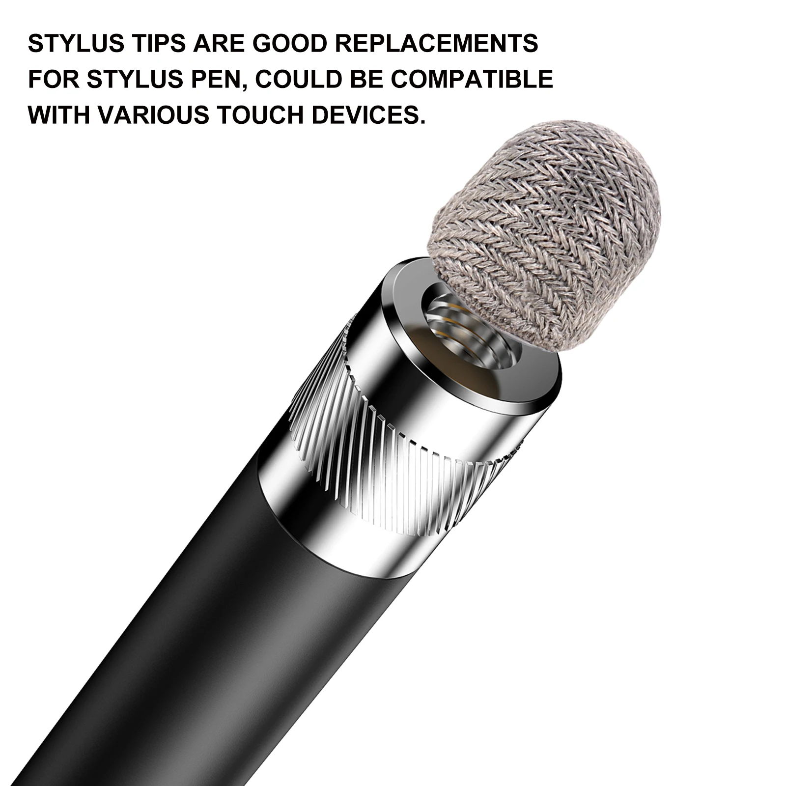 10pcs Capacitive Pen Replacement Stylus Tips For Touch Screens Durable Conductive Mesh Fiber Replacement Tips
10pcs Capacitive Pen Replacement Stylus Tips For Touch Screens Durable Conductive Mesh Fiber Replacement Tips