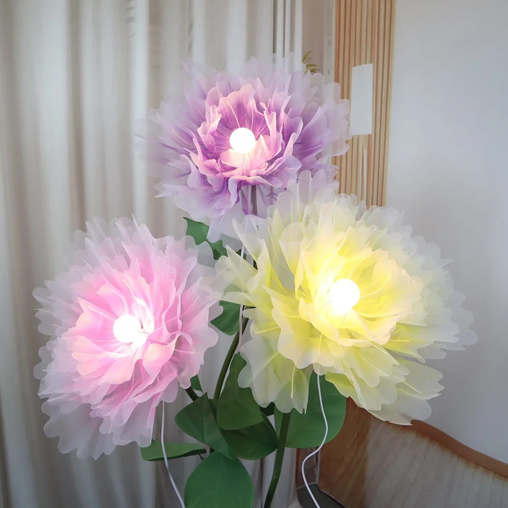 NEW 3D Flower Lights Fabric Handmade Artificial Flowers Colorful Window Display Layout Background Decoration Wedding Backdrop
NEW 3D Flower Lights Fabric Handmade Artificial Flowers Colorful Window Display Layout Background Decoration Wedding Backdrop