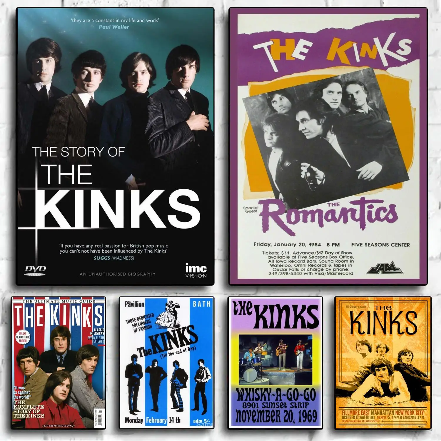 The Kinks Band Decoration Art Poster Wall Art Personalized Gift Modern Family bedroom Decor Canvas Posters
The Kinks Band Decoration Art Poster Wall Art Personalized Gift Modern Family bedroom Decor Canvas Posters