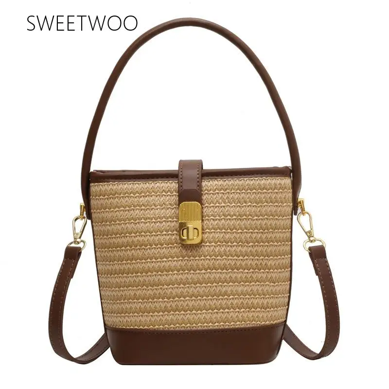 Women's Basic Retro Straw-Weave Crossbody Bag Versatile Daily Casual Beach-Style Shoulder Purse
Women's Basic Retro Straw-Weave Crossbody Bag Versatile Daily Casual Beach-Style Shoulder Purse