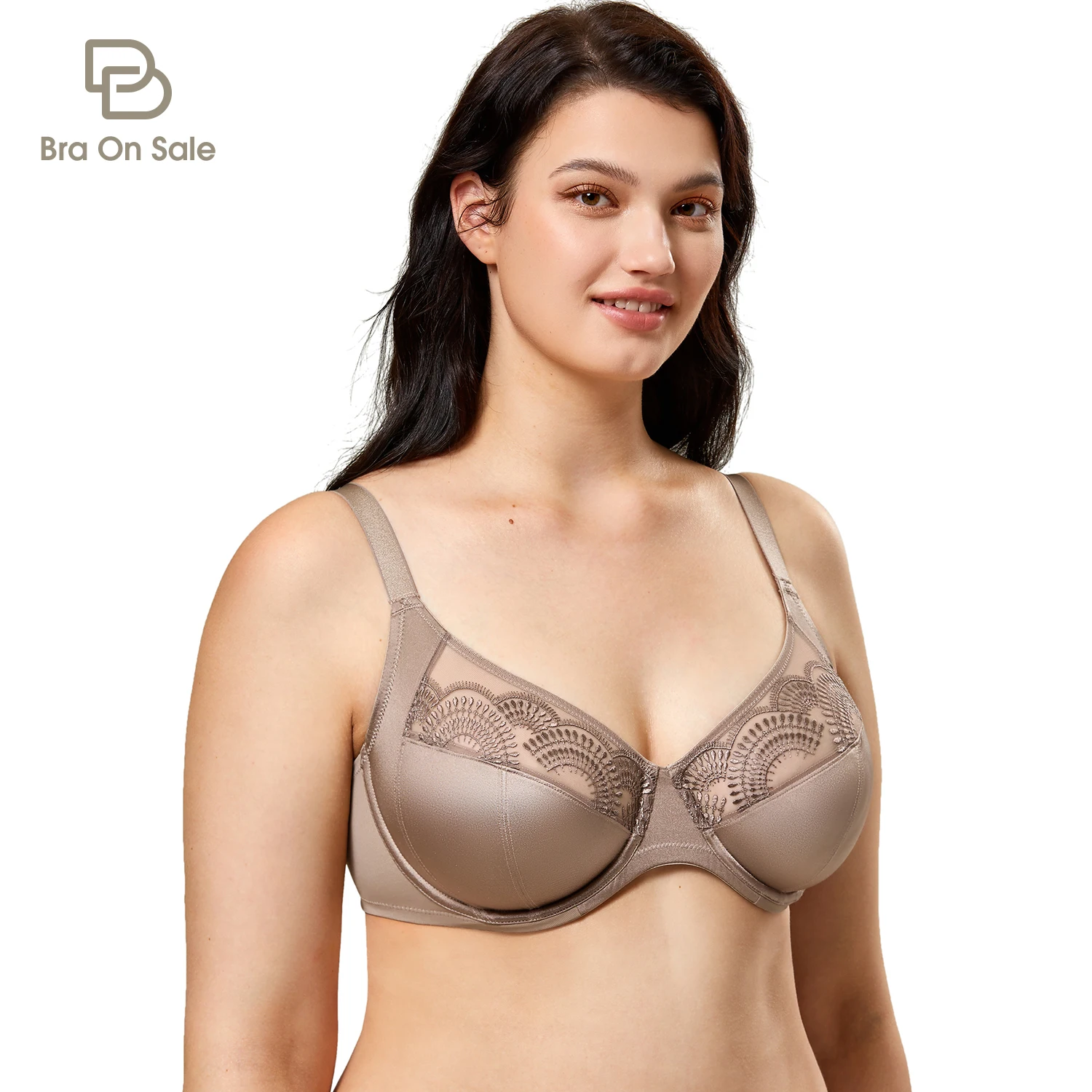 Women's Sexy Sheer Lace Bra Plus Size Full Figure Non Padded Underwire Support
Women's Sexy Sheer Lace Bra Plus Size Full Figure Non Padded Underwire Support
