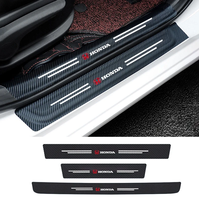 Car Door Threshold Protector Stickers-Pedal Trim Interior Accessories For Honda Civic Accord CR-V Fit Pilot TypeR CITY CRZ Jade
Car Door Threshold Protector Stickers-Pedal Trim Interior Accessories For Honda Civic Accord CR-V Fit Pilot TypeR CITY CRZ Jade