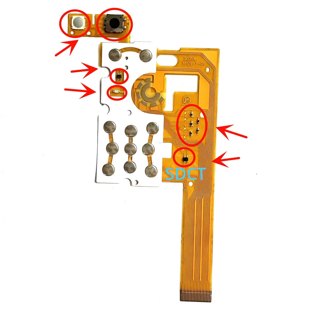 Keypad Keyboard Key Plate Key Button Flex Cable Ribbon For Olympus U700 Camera Repair Parts with sensors and switches
Keypad Keyboard Key Plate Key Button Flex Cable Ribbon For Olympus U700 Camera Repair Parts with sensors and switches