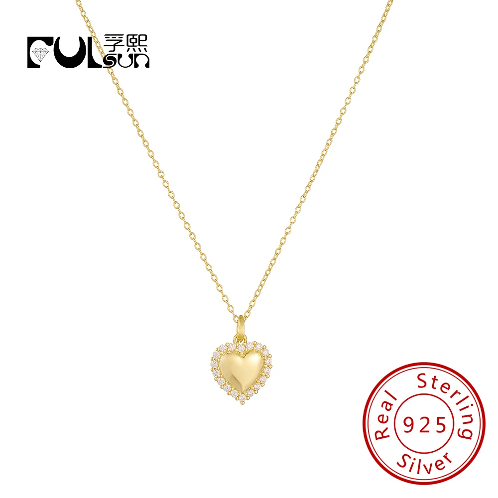 Dainty Romance Initial Heart Cz Halo Necklace 925 Sterling Silver 14K Gold plated Necklace for Women Girls Gifts
Dainty Romance Initial Heart Cz Halo Necklace 925 Sterling Silver 14K Gold plated Necklace for Women Girls Gifts