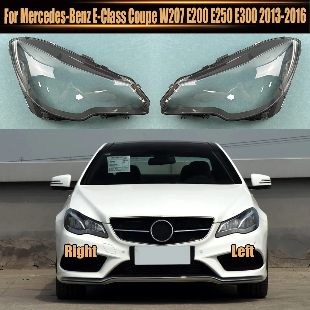 For Mercedes-Benz E-Class Coupe W207 E200 E250 E300 2013-2016 Headlamp Cover Transparent Lampshade Lamp Shade Headlight Shell
For Mercedes-Benz E-Class Coupe W207 E200 E250 E300 2013-2016 Headlamp Cover Transparent Lampshade Lamp Shade Headlight Shell