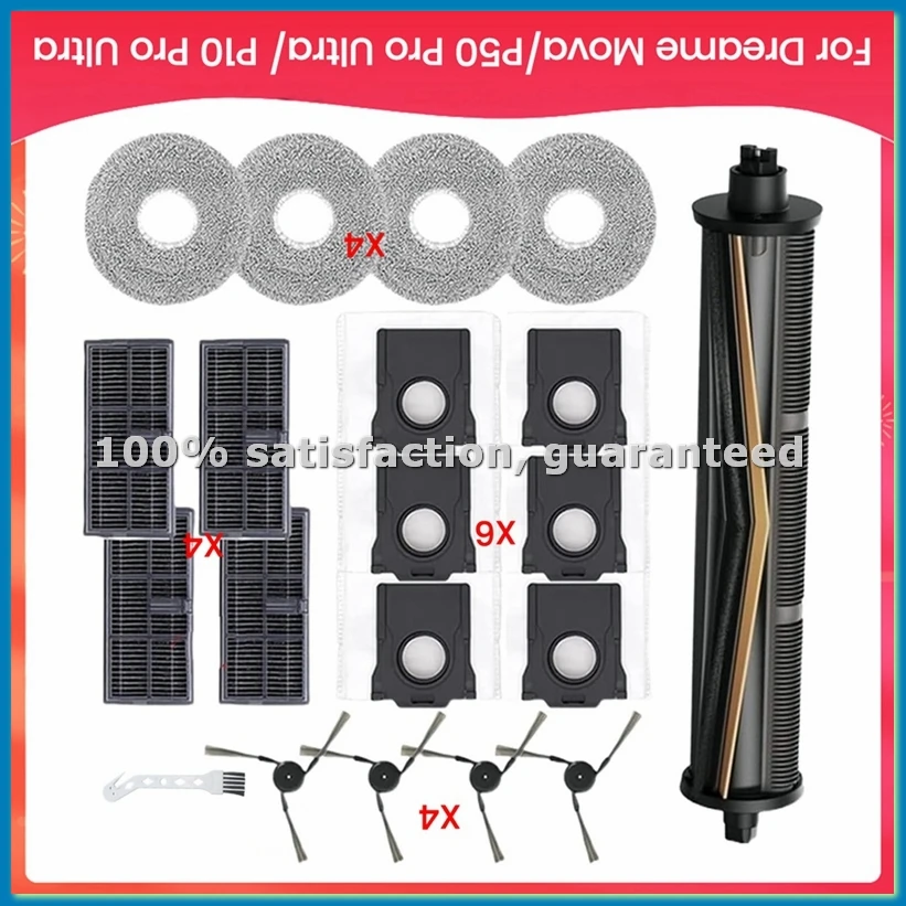 Accessories Kit for , P50 Pro Ultra/ P10 Pro Ultra Vacuum Cleaner Replacement Parts-A63M
Accessories Kit for , P50 Pro Ultra/ P10 Pro Ultra Vacuum Cleaner Replacement Parts-A63M