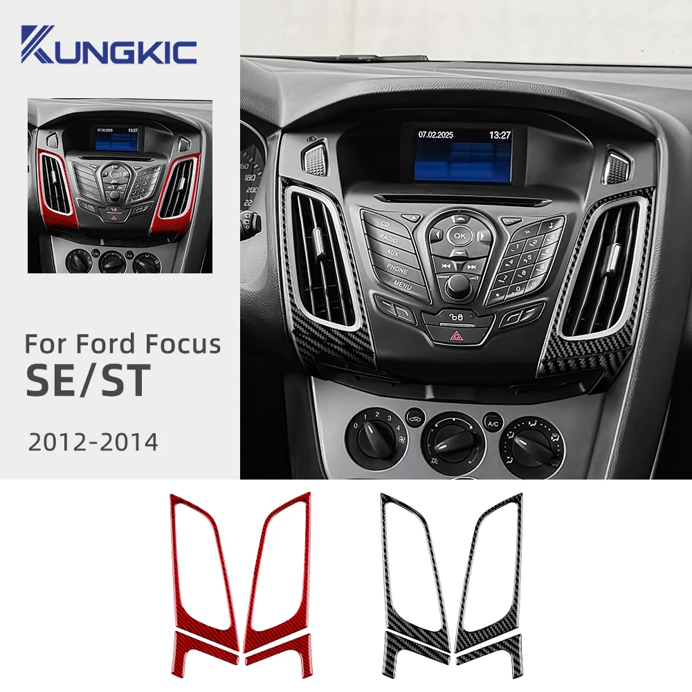 For Ford Focus SE ST MK3 2012 2013 2014 Real Soft Carbon Fiber Sticker LHD Car Central Control Air Outlet Frame Trim Accessories
For Ford Focus SE ST MK3 2012 2013 2014 Real Soft Carbon Fiber Sticker LHD Car Central Control Air Outlet Frame Trim Accessories