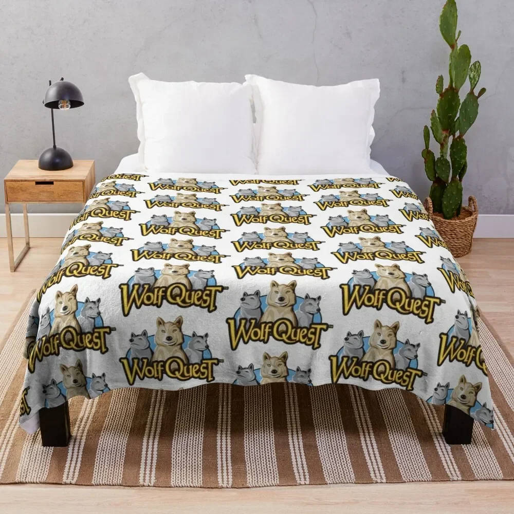 WolfQuest Classic logo Throw Blanket Outdoor Soft Blanket for Picnic Beach Camping
WolfQuest Classic logo Throw Blanket Outdoor Soft Blanket for Picnic Beach Camping
