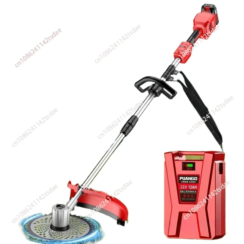 Electric lawn mower high power backpack lithium battery brushless rear rechargeable agricultural brush cutter artifact
Electric lawn mower high power backpack lithium battery brushless rear rechargeable agricultural brush cutter artifact