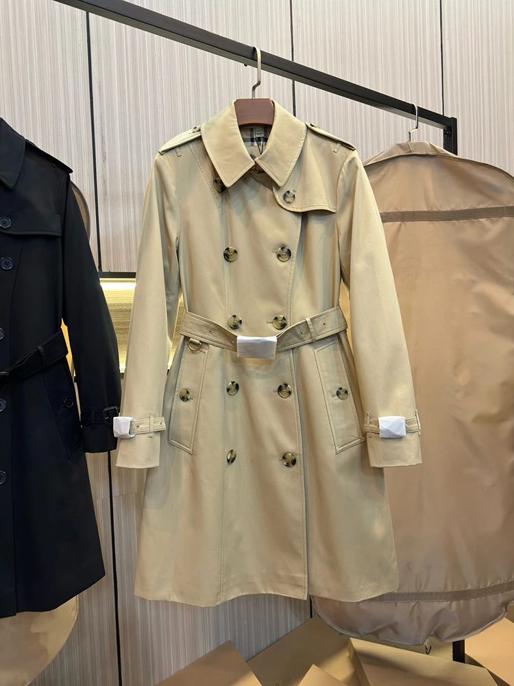 Fashionable Chelsea Style Women's Long Coat Pure Cotton Double Buttoned Autumn Winter New Arrival Retro British Style Windbre...
Fashionable Chelsea Style Women's Long Coat Pure Cotton Double Buttoned Autumn Winter New Arrival Retro British Style Windbre...